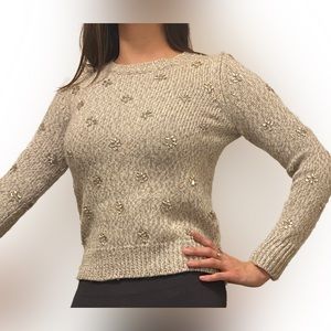 XS Banana Republic Knit Sweater with Jewels